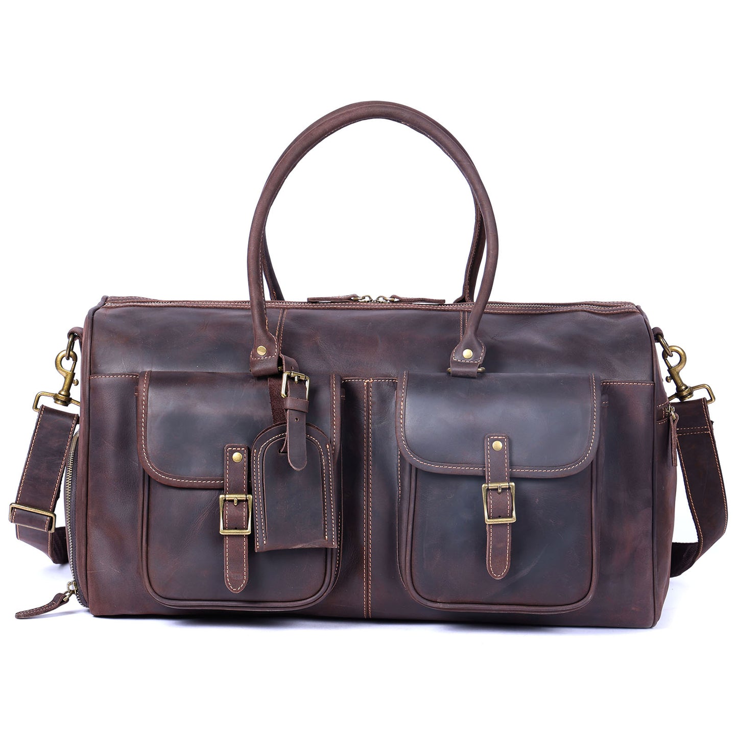 Big Size Leather Duffle Bag