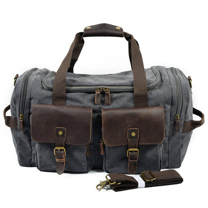 Wash Canvas Duffle Bag Large Capacity