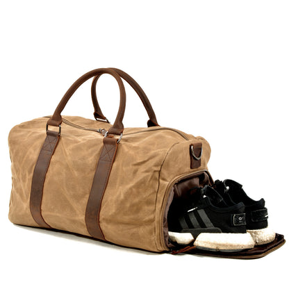 Travel Duffel Bag with Shoe Compartment