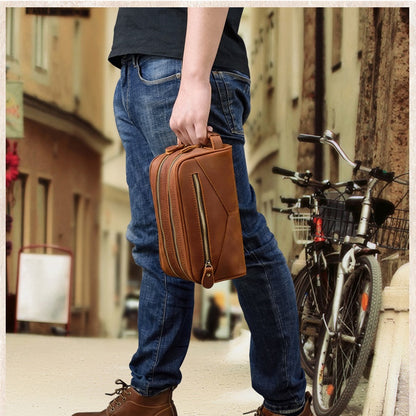 Full Grain Leather Wash Bag
