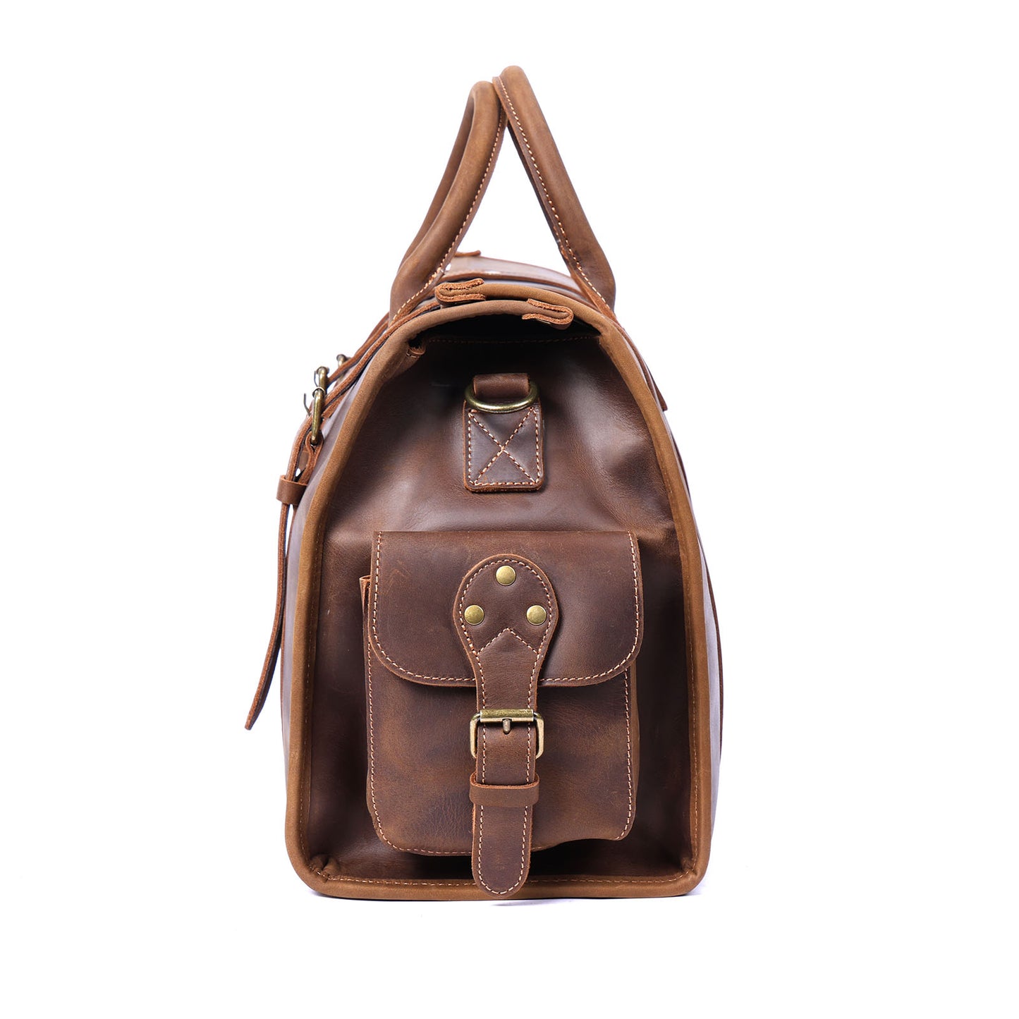Classical Leather Duffle Bag