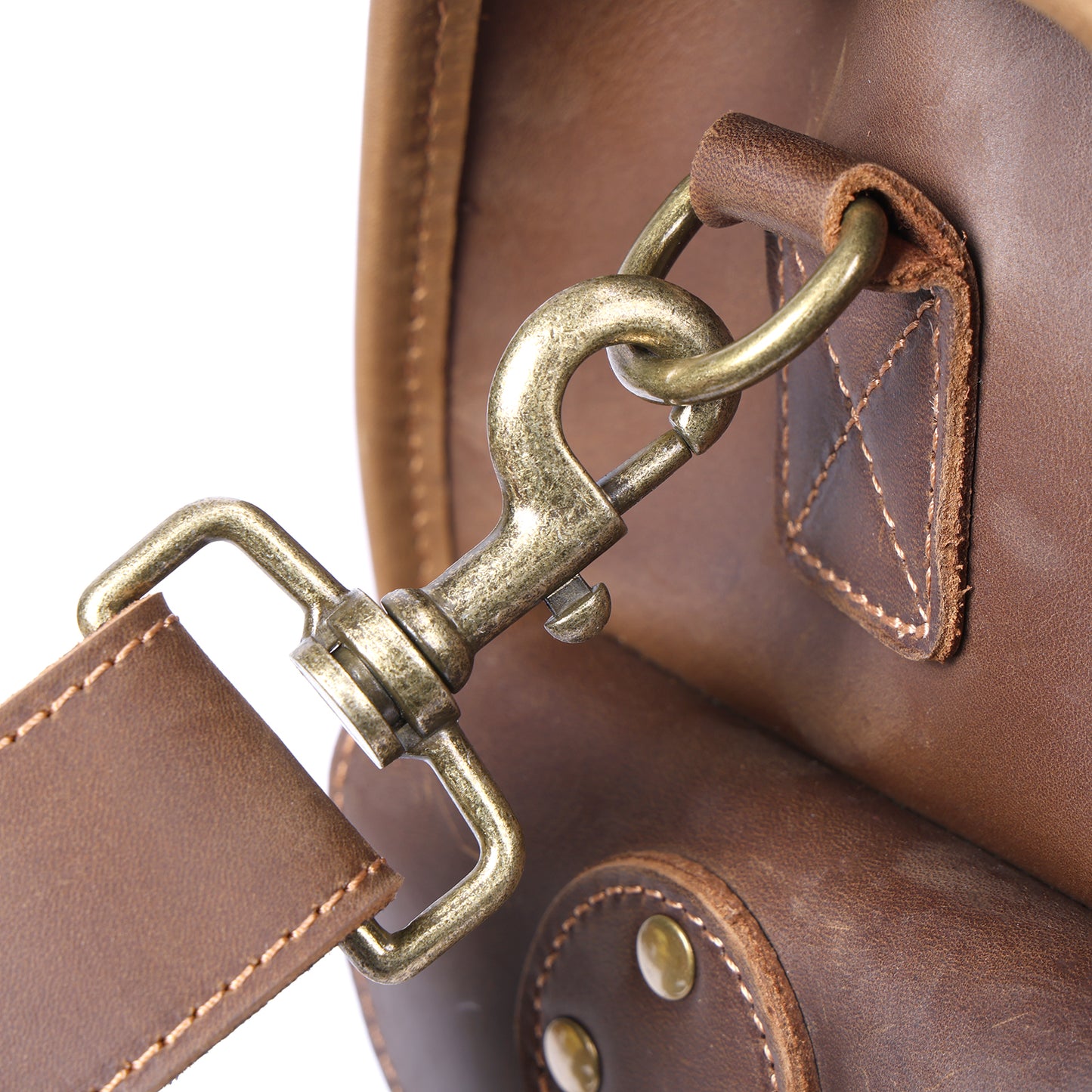 Classical Leather Duffle Bag