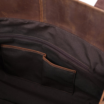 Classical Leather Duffle Bag