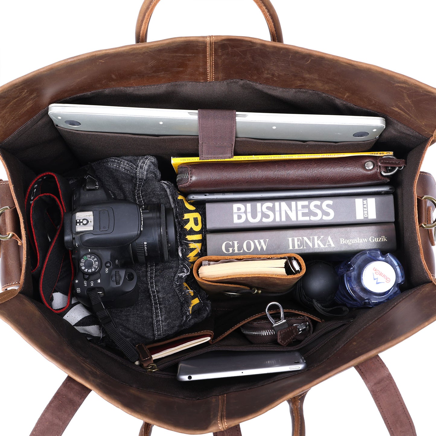 Classical Leather Duffle Bag