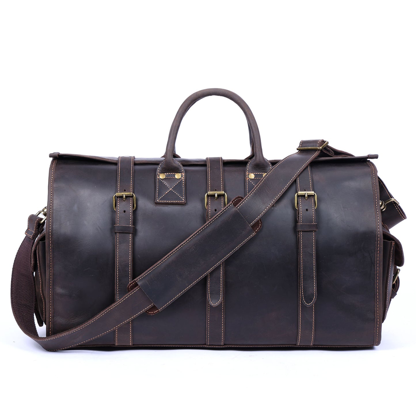 Classical Leather Duffle Bag