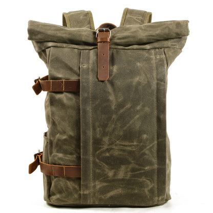 Waxed Backpack Versatile