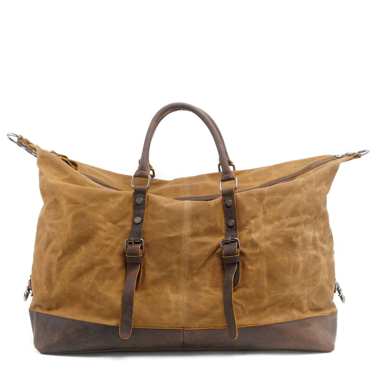Durable Waxed Canvas Duffle Bag for Men
