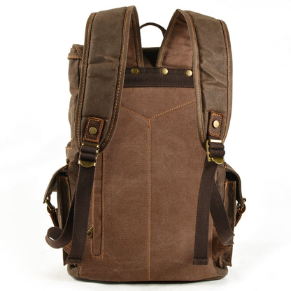 Waxed Drawstring Backpack