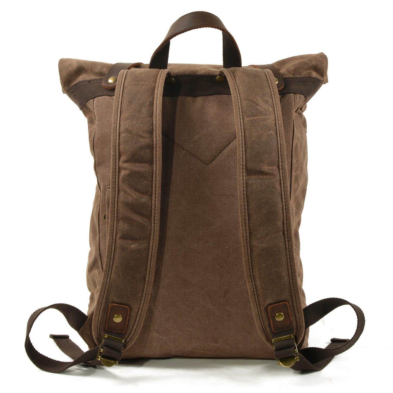 Men's Roll Top Canvas Backpack