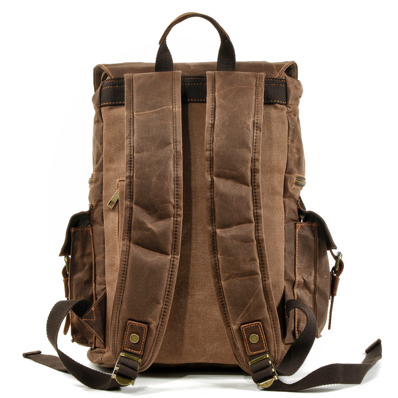 Waxed Drawstring Backpack