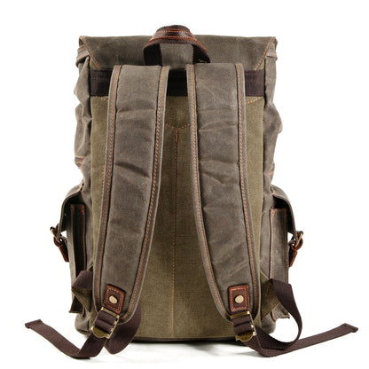Waxed Drawstring Backpack