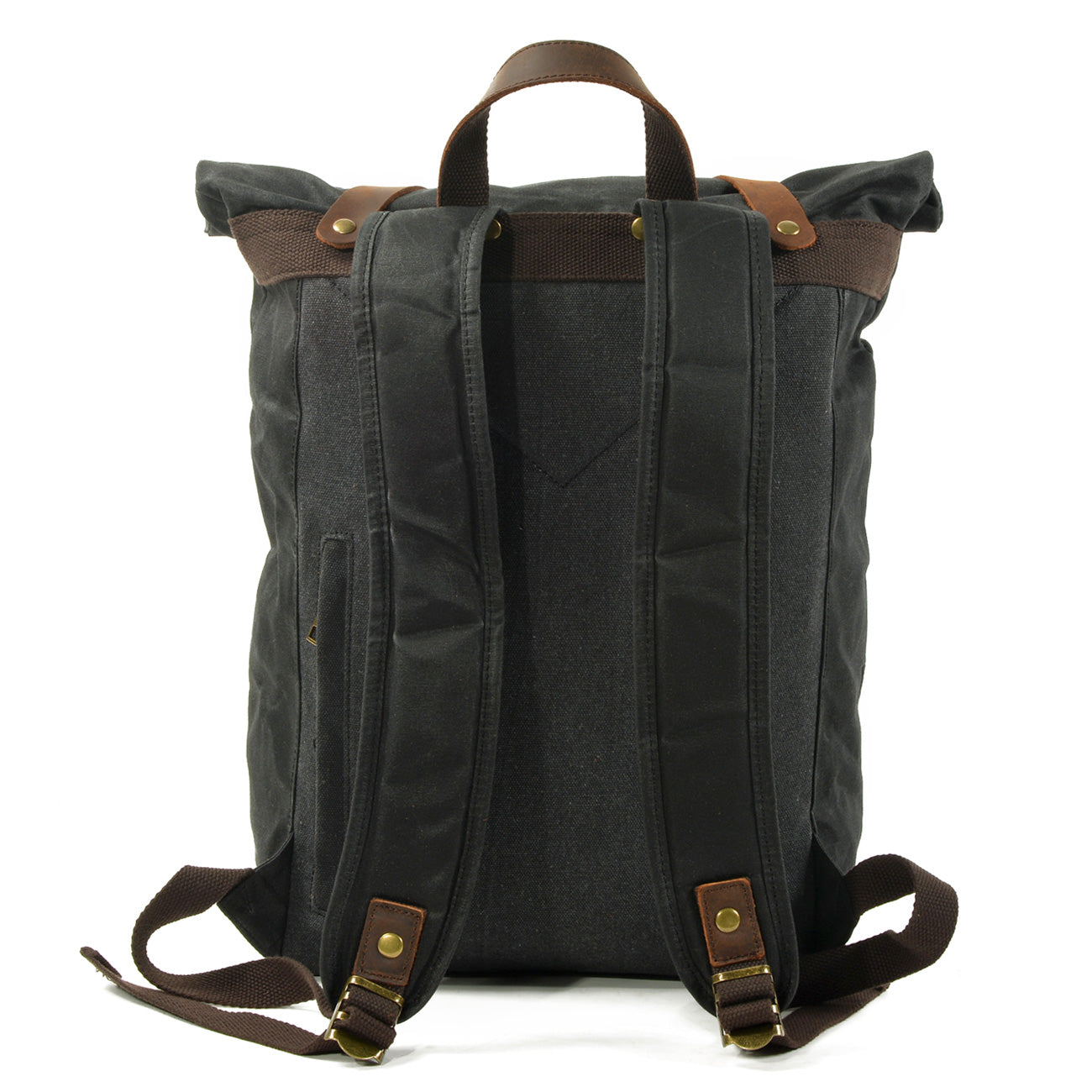 Men's Roll Top Canvas Backpack