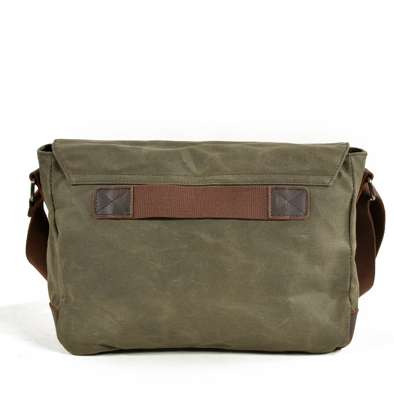 Waxed Messenger Bag for Men