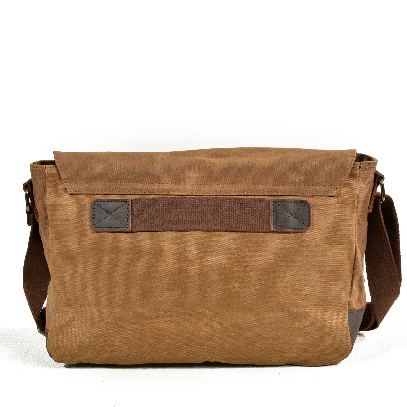 Waxed Messenger Bag for Men