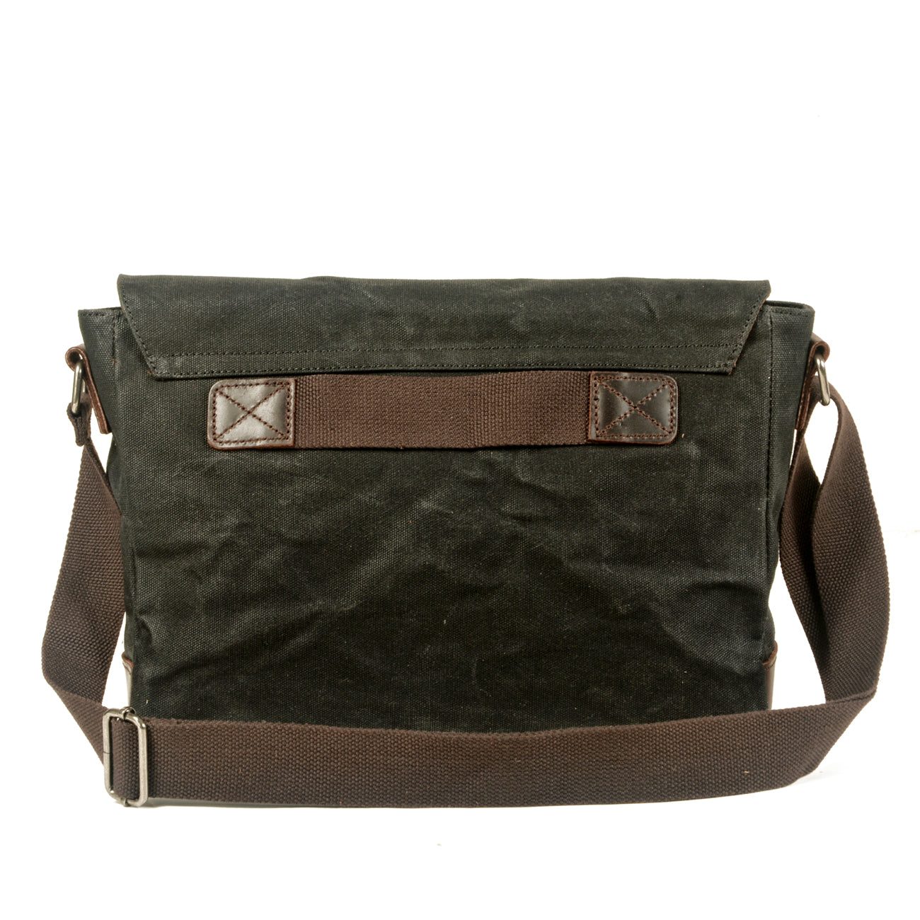 Waxed Messenger Bag for Men