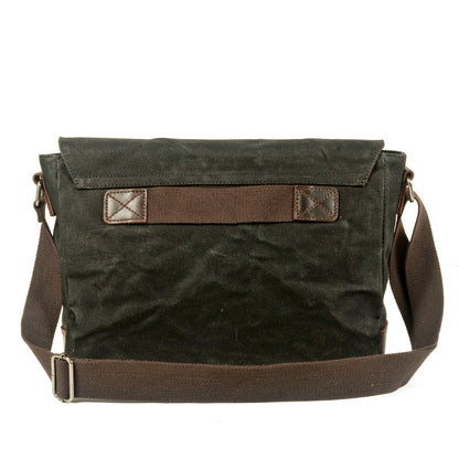 Waxed Messenger Bag for Men