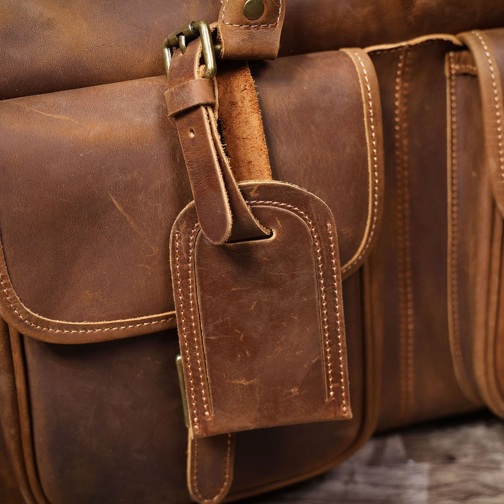 Big Size Leather Duffle Bag