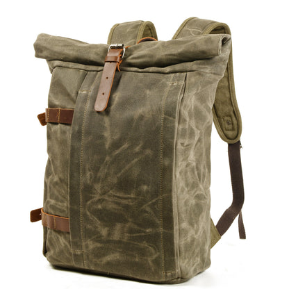 Waxed Backpack Versatile