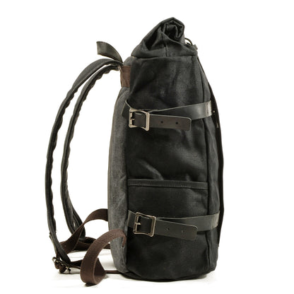 Waxed Backpack Versatile