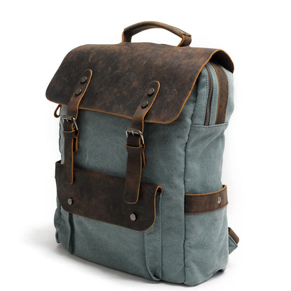 Canvas Leather Daypack