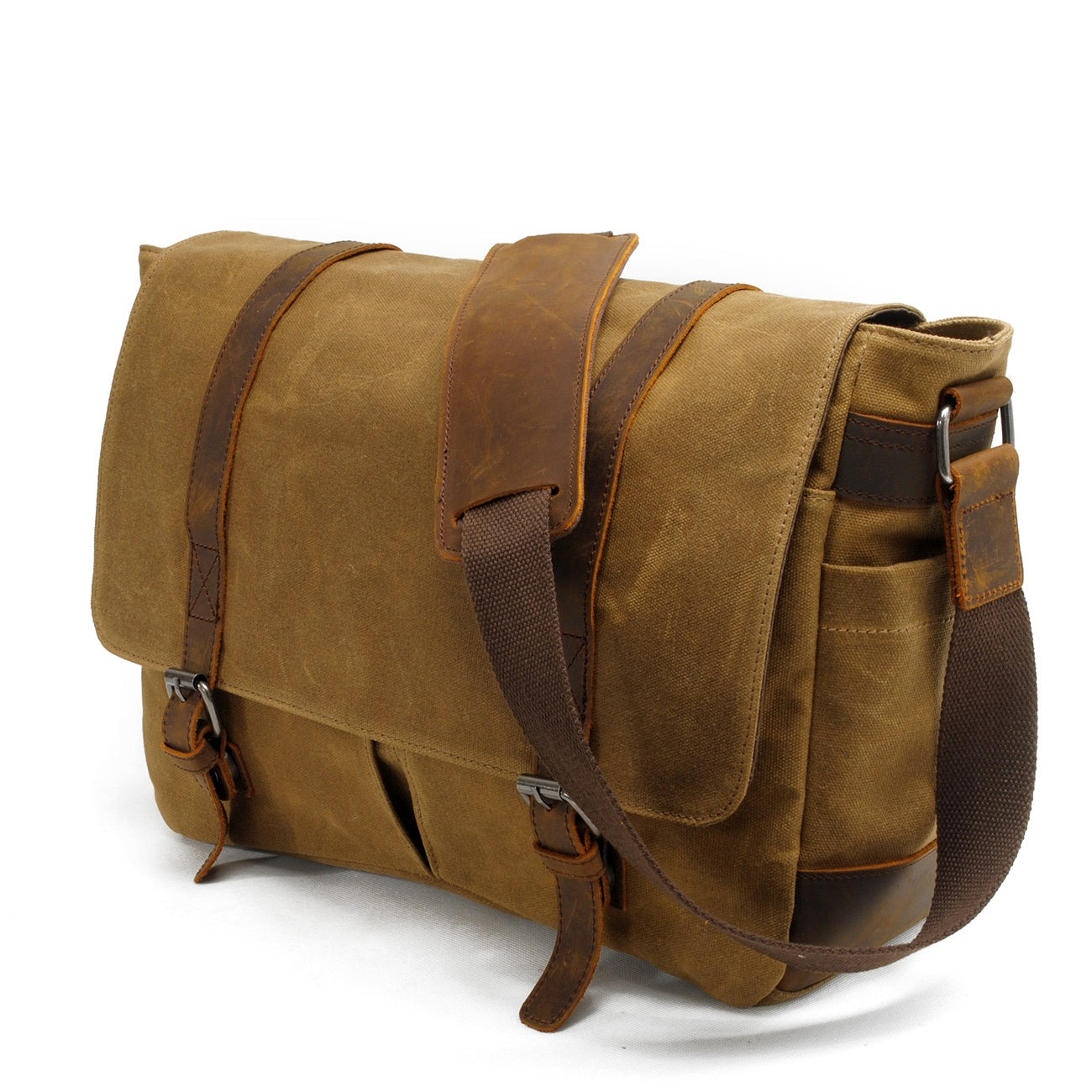 Waxed Canvas Crossbody Bag