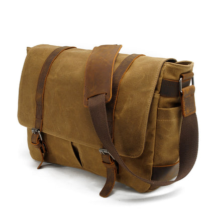 Waxed Canvas Crossbody Bag