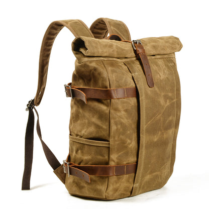 Waxed Backpack Versatile