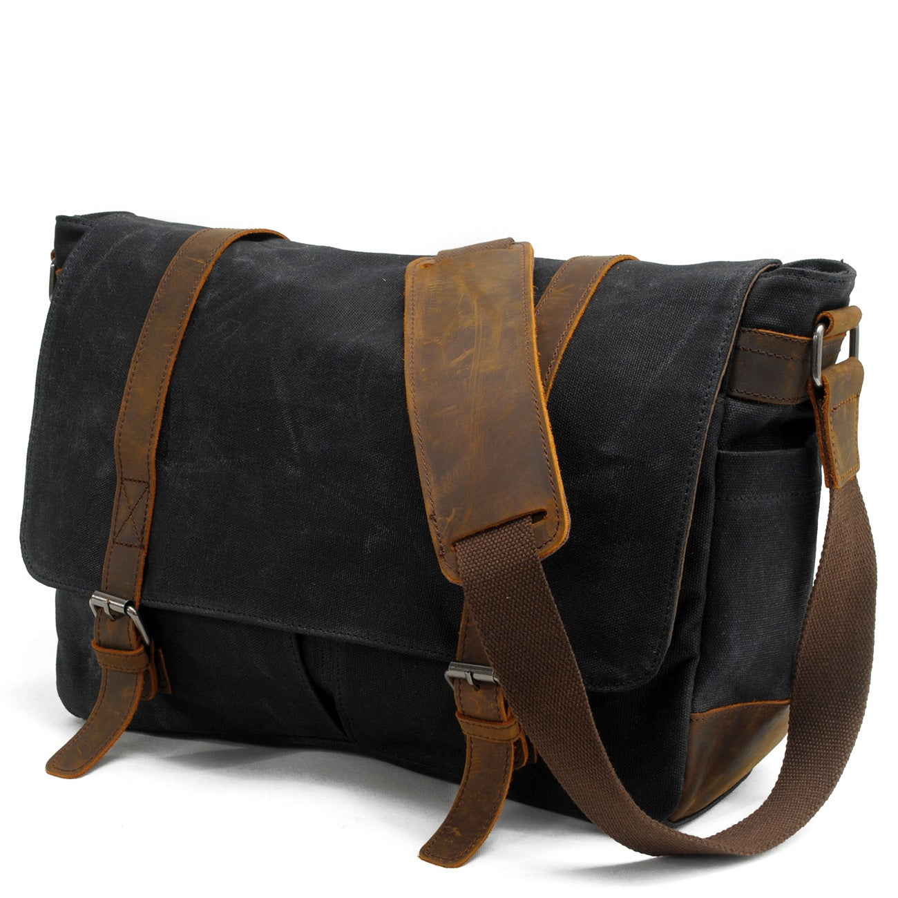 Waxed Canvas Crossbody Bag