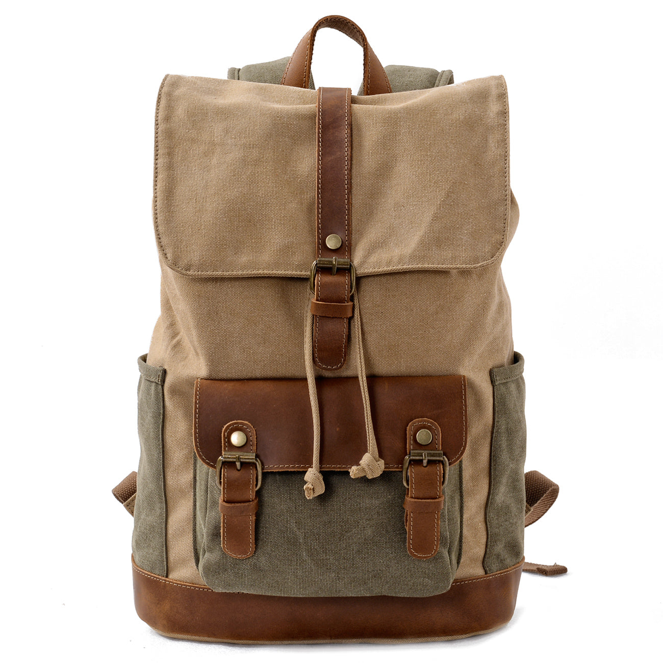 Mixed Color Canvas Daypack