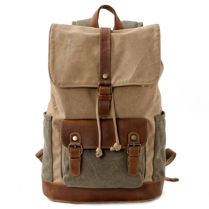 Mixed Color Canvas Daypack