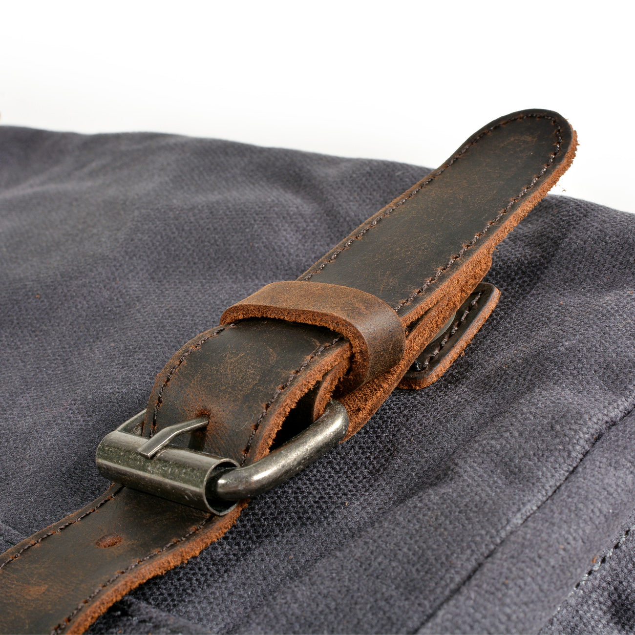 Waxed Messenger Bag for Men