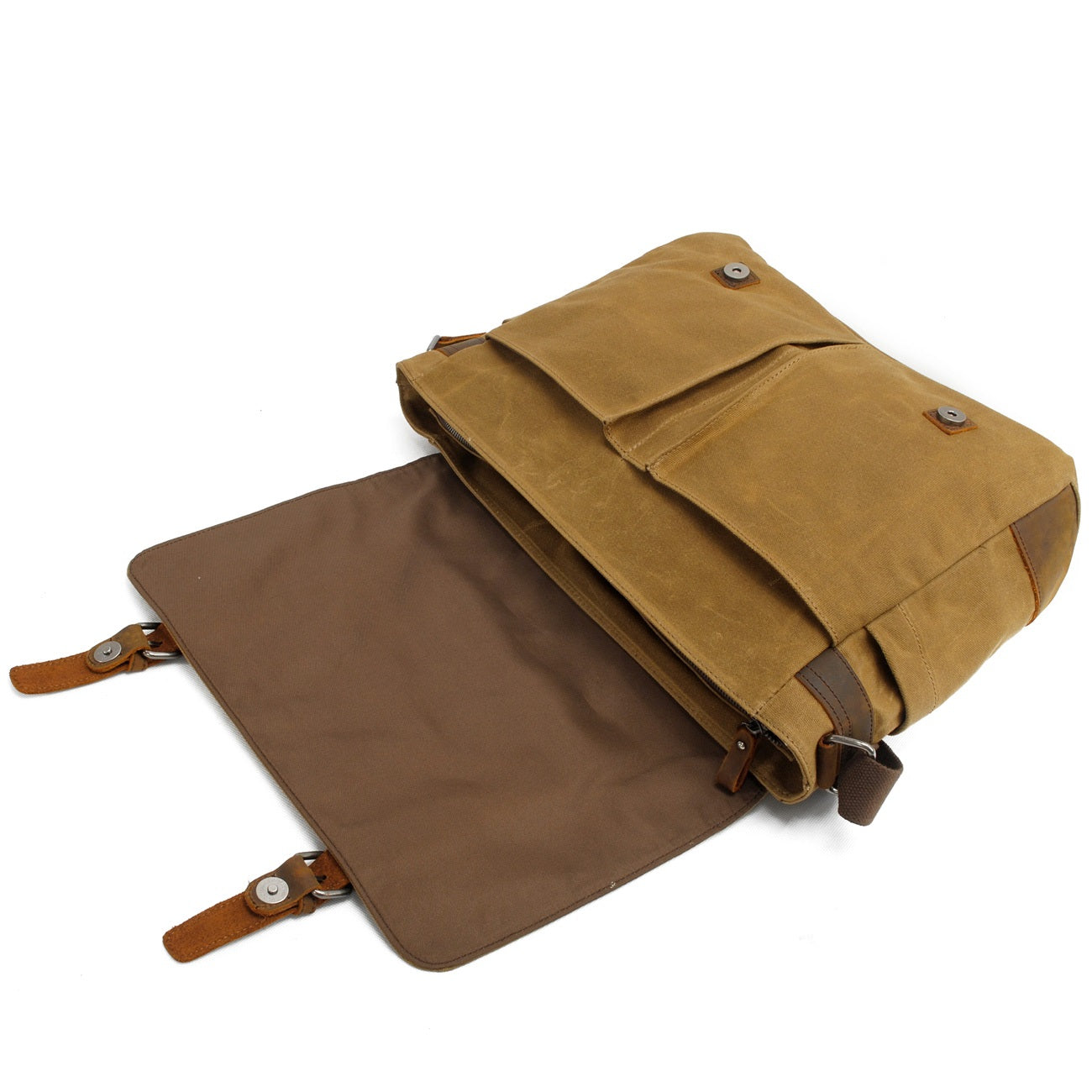 Waxed Canvas Crossbody Bag