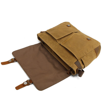 Waxed Canvas Crossbody Bag