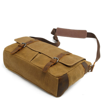 Waxed Canvas Crossbody Bag