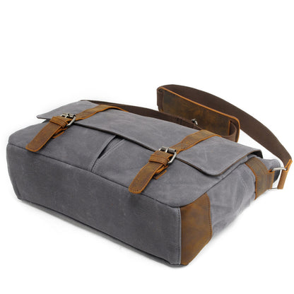 Waxed Canvas Crossbody Bag