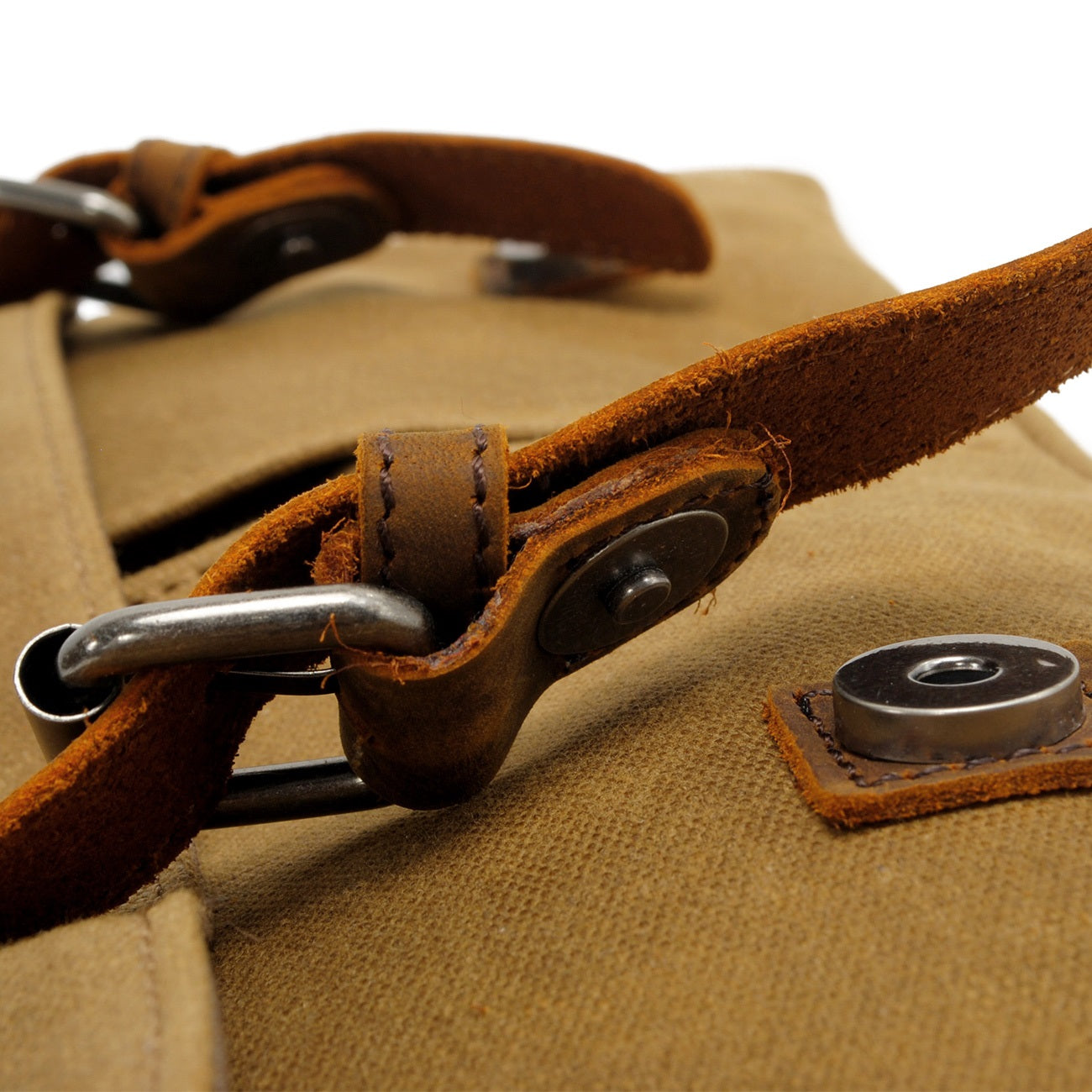 Waxed Canvas Crossbody Bag