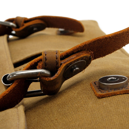 Waxed Canvas Crossbody Bag