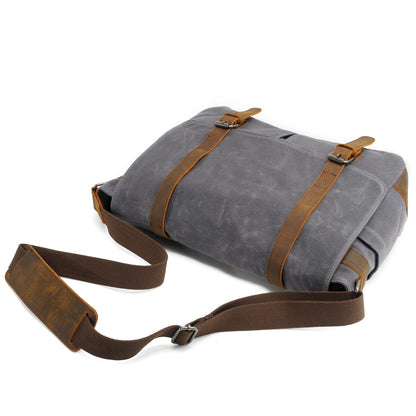 Waxed Canvas Crossbody Bag