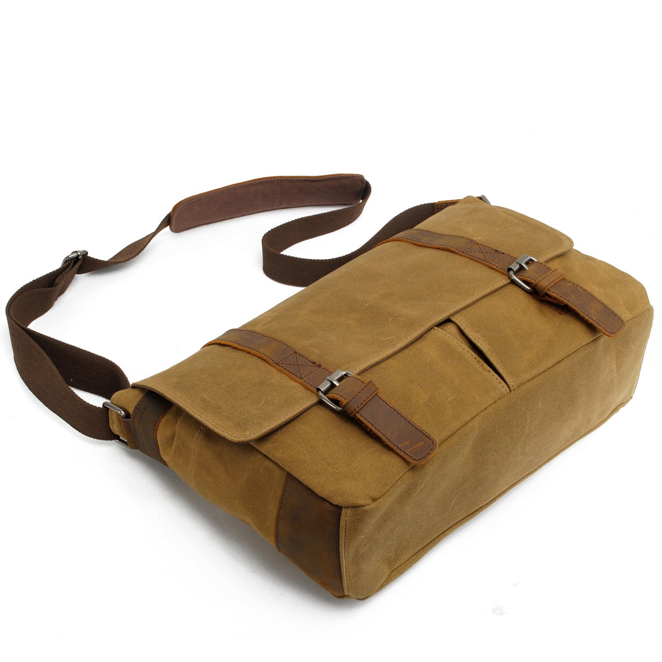 Waxed Canvas Crossbody Bag