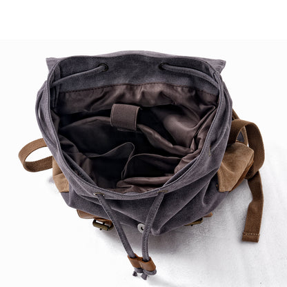 Mixed Color Canvas Daypack