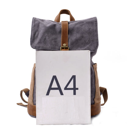 Mixed Color Canvas Daypack