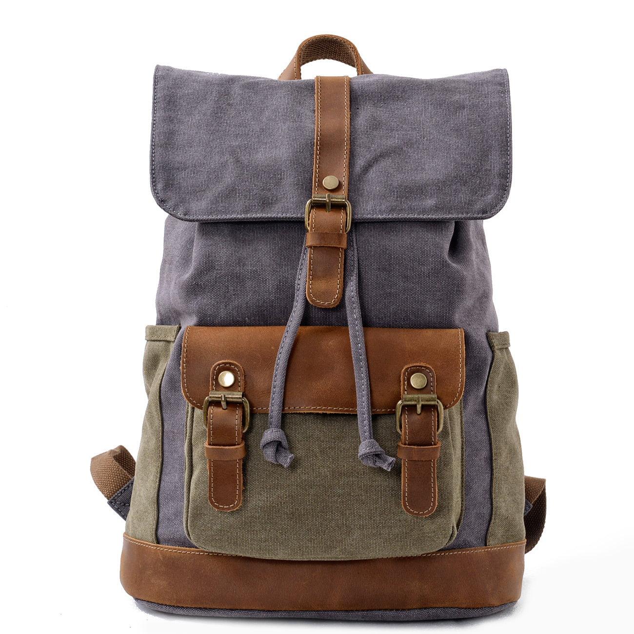 Mixed Color Canvas Daypack