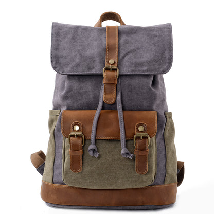 Mixed Color Canvas Daypack