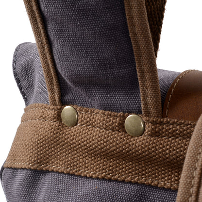 Mixed Color Canvas Daypack