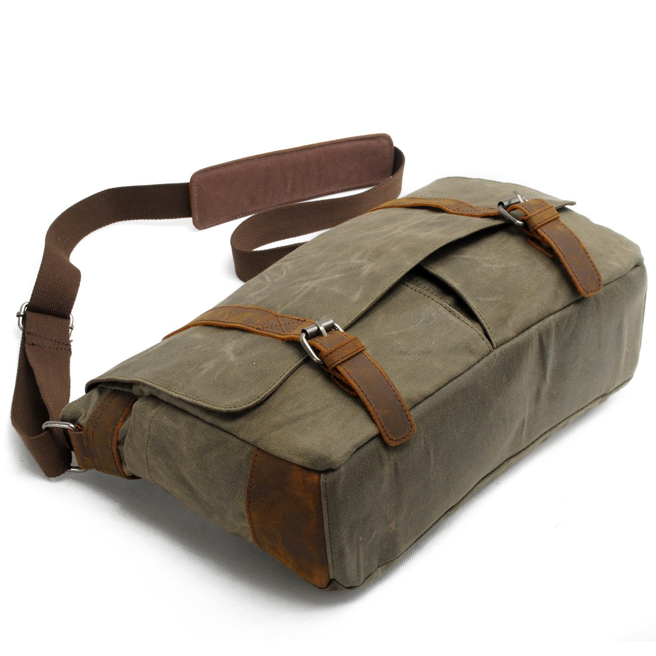 Waxed Canvas Crossbody Bag