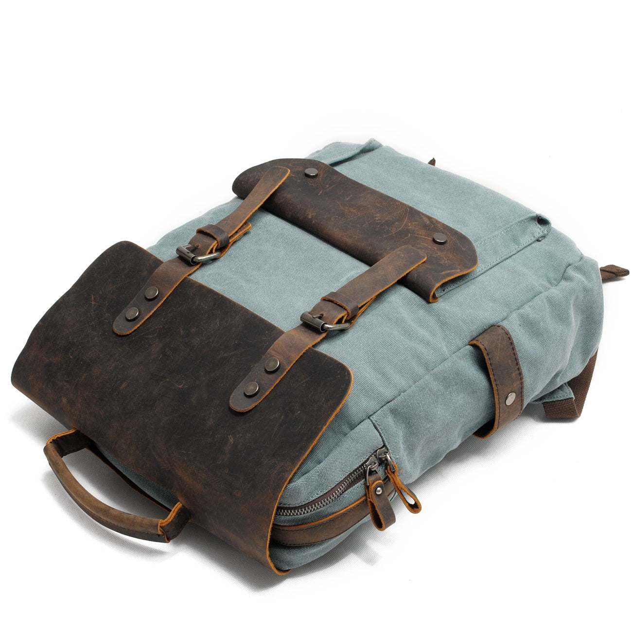 Canvas Leather Daypack