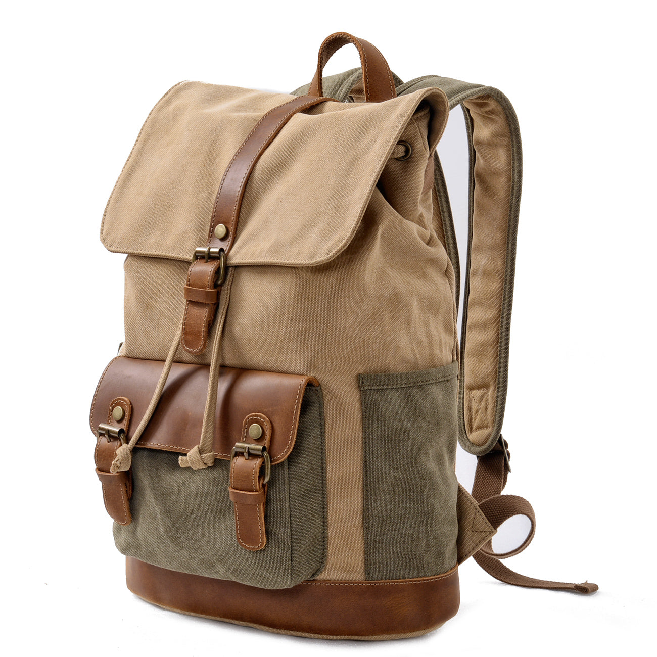 Mixed Color Canvas Daypack