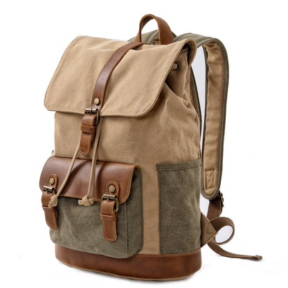 Mixed Color Canvas Daypack