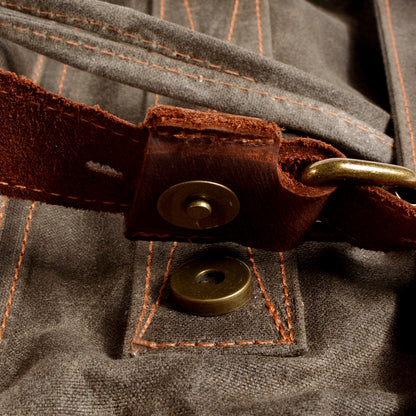 Waxed Drawstring Backpack