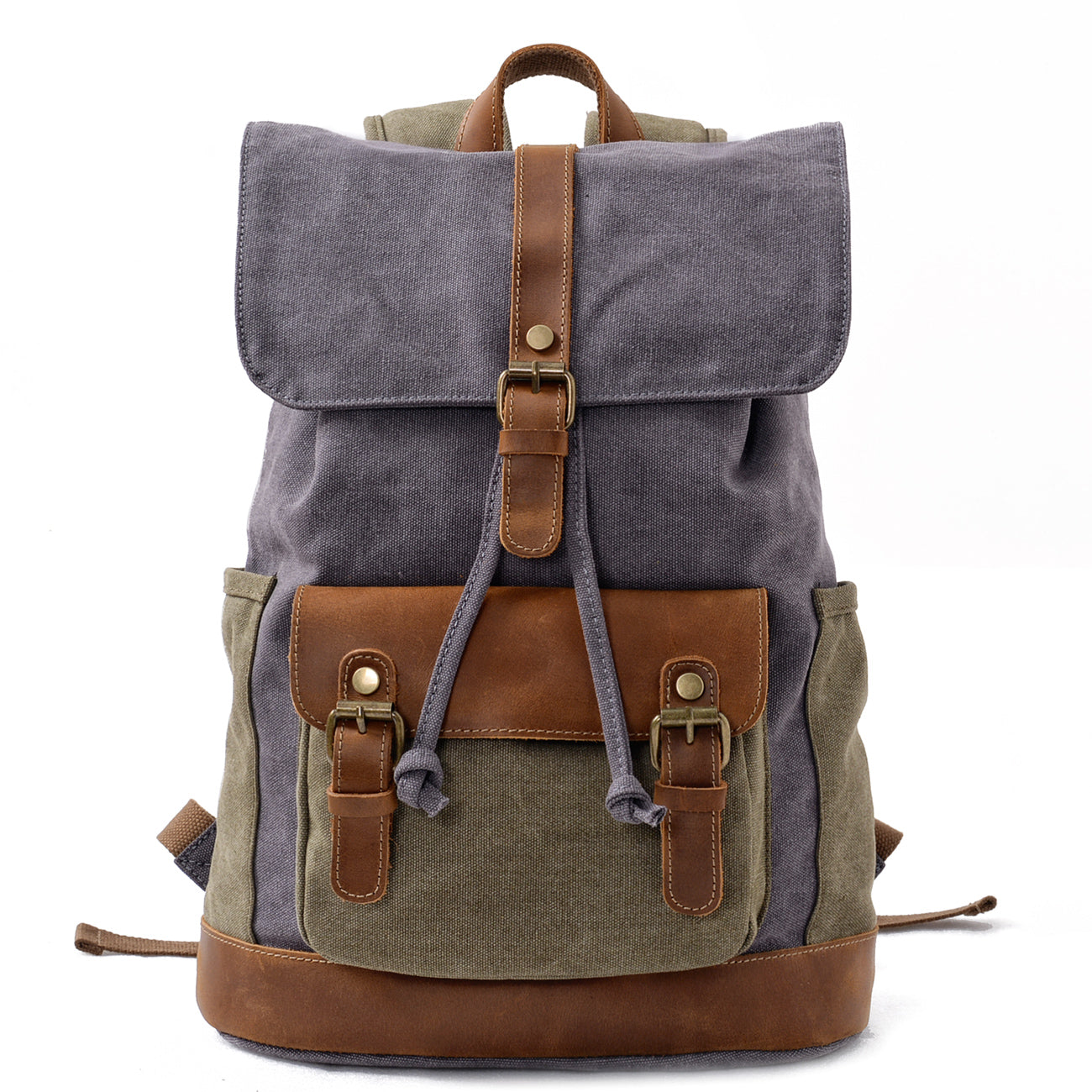 Mixed Color Canvas Daypack